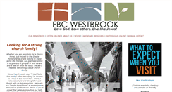 Desktop Screenshot of fbcwestbrook.com